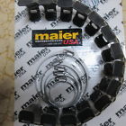 990100 Maier Heuniversal Motorcycle Black Aluminum Pipe Guard Heat Shield
