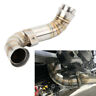 Adv790decat Unbranded Ktm Adventure Exhaust Decat Mid Link Pipe Onwards Stainless