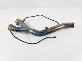 L-y10so19 Akrapovic L-y10so19/2 2023 Yamaha Mt10 Mtn1000 Exhaust Mid Link Pipe Titanium
