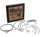 B30-1174 Burly Brand Cable And Brake Line Kits Gorilla Bars Black