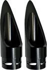Ba-1100-01b Baron Exhaust Tip Scallop Blk Ba-1100-01b Baron Exhaust Tip Scallop Blk