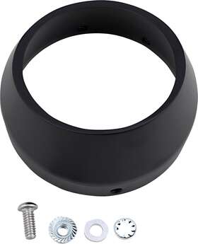 B1-syle Bassani Besm1b Slash-cut Quick-change Black End Cap