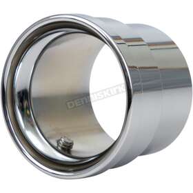 Pt-1023p Cobra Chrome Straight-cut Billet Exhaust Tip - No Ship To Ca