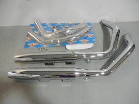 1800-0110 Cycle Shack 2004-2005 Hd Sportster 2 Inch Stepped Pipes Exhaust System