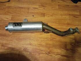 Dg Performance Sw9lqxqm7j V2 Slip On Exhaust W Sa For Suzuki Dr350se 90-99
