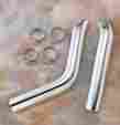 301723-bx31lab2 Ds-203083 Drag Specialties Heat Shields For 1 3 4in Pipes