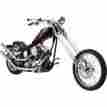 Ds726b2 Paughco Chrome 1-3 4 Upsweep Header Pipes For 2000-06 Harley Softails