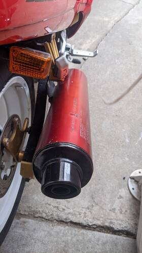 46j0900 Ducati 92 907 Ie Desmo Paso Muffler Pipe Exhaust Set Right Left