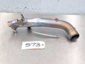57114974a Ducati 2019 Hypermotard 950 Oem Rear Vertical Exhaust Header Pipe -