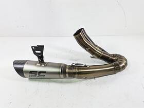 D10-dl41t Ducati 2018 Hypermotard 939 Sp Sc-project S1 Exhaust Pipe Muffler