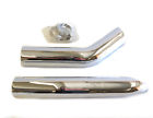 650025 Dyna Chrome Set Dia 2.25 Heatshield Santee Exhaust Custom