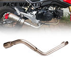 Em015-pcu Pacewalker Motorcycle Exhaust System Middle Link Pipe Modified 716150917012