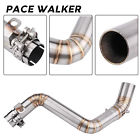 Em105-pc Pacewalker Motorcycle Modified Middle Exhaust Link Pipe For 716150916343