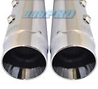 Flh001-17c Cary Faas Racing Harley Cfr Chrome Smooth Flh Exhaust For