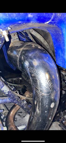 Fmf Fmf-y37 Fatty Exhaust Pipe With Turbine 2 Silencer Muffler Yamaha Yfs200 Blaster