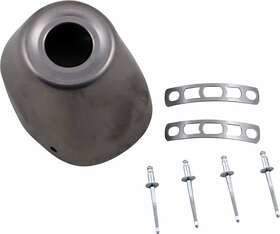 Fmf Racing 020524 Powercore 2.1 End Cap - Titanium 30mm