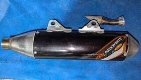 145078 Fmf Racing Ktm Powercore Q4 Hex Slip-on Exhaust Pipe/muffler Sxf Exc-f 250 350 450