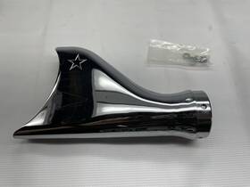 Freedom Performance Ds44z8751z1 Chrome 2.125 Inch Sharktail Muffler End Cap - Ac00003