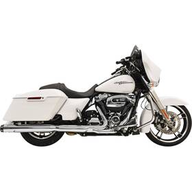 1f87r Harley / Bassani Crossover Eliminator 2-into-1 4 Inch Straight Can Slip-on Muffler For