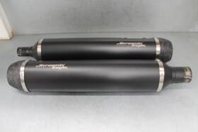 Harley-davidson 64901355 2017 Screamin Eagle Titanium Exhaust Forged Carbon Caps
