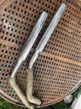65430-79 Harley-davidson Shovelhead 1.75 Exhaust Head Pipes Muffler Tapered Wrapped Performance