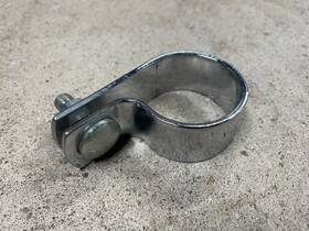 65654-97 Harley Davidson 1997-later Softail Oem Chrome Exhaust Pipe Clamp