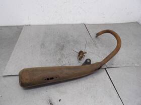 Honda 18300-116-672sh 1976 Xr75 Oem Exhaust Pipe Chamber Header