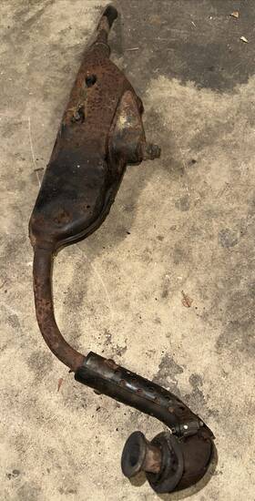 18300-181-860 Honda Z50 Oem Performance Exhaust Pipe And Heat Shields 1980 - 1987 18300-181-860 Honda Z50 Oem Performance Exhaust Pipe And Heat Shields 1980 - 1987
