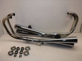 18300-460-840 Honda 1982 Nighthawk 650 Exhaust Pipe Full System Muffler Left Right Header Set