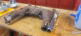 Honda 18310-449-000 Cx500 H-pipe Exhaust Pre-chamber