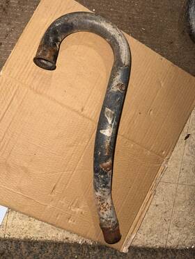18320-355-000 Honda 73-76 Tl-125 Exhaust Head Pipe