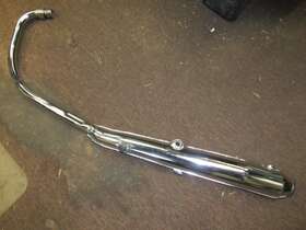 18350-300-030 Honda 1969 Cb750 Cb 750 K0 Sandcast Left Lower Exhaust Muffler Stamped Hm 300