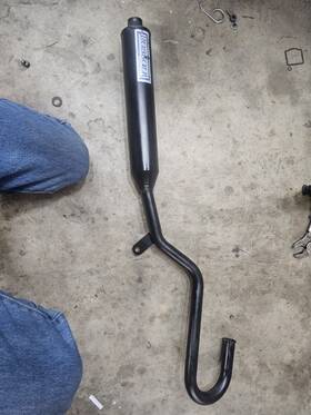 Honda 18361-074-000 Sl100 Sl125 Bassani Exhaust Pipe