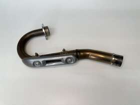18420-k95-a60 Honda Oem 20 21 Crf250r Crf250rx Left Side Exhaust Head Pipe W Heat Shield Guard