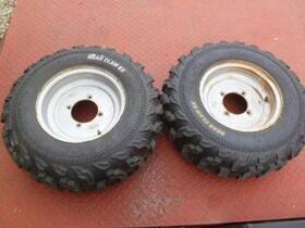 44701-vm0-771 Honda 1985 Fl350 Oem Front Wheels And Tires Fl 350 R Odyssey 5i