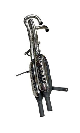 Hm370 Honda 1975 Cl360 Scrambler Exhaust System Oem Complete