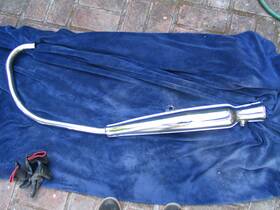 Hmcb500ilhm323 Honda 1971-76 Cb550 Cb500 Oem Original Left Upper Exhaust Pipe