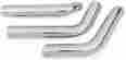 Hs-216 Cycle Shack Front Heat Shield For 2in Drag Pipes Exhaust System Chrome