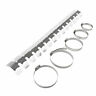 Ht312-141303690001 Ht312-141303690001- 26 Tusk Aluminum Pipe Guard Silver Fits Husaberg Te