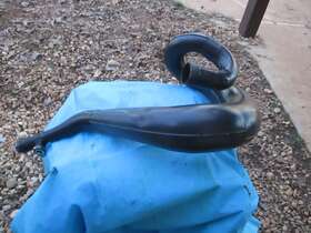 000001 Kawasaki Kx500af Modified Exhaust Pipe Dep