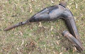 Kawasaki 18002-1430 Kdx80 Exhaust Muffler Header Expansion Pipe 1984-1988 - Missing Mount