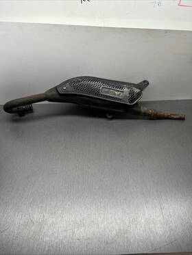 Kawasaki Uspt543091 1968-1979 Kd100m Kd100 Oem Exhaust Pipe Muffler Fast Ship