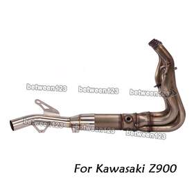 Kolightning Alexuspi052r Motorcycle Exhuast System Middle Link Pipe Slip For Kawasaki Z900 2017 2019