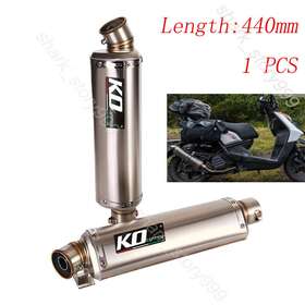 Kolightning Ba0909 440mm Universal Modified Street Bike Exhaust End Tips Silencer Muffler Slip On