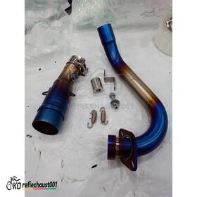 Kolightning Ejwg4836jire Slip On For Yamaha Xmax250 Xmax300 2021-2025 Exhaust System Front Link Pipe 51mm