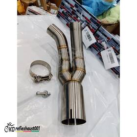 Kolightning Heqj7318 For Yamaha Yzf R1 2004 2005 2006 Mid Link Pipe Exhuast System Connect Tube Steel