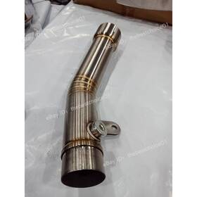 Kolightning Kewg328543 For Kawasaki Ninja Zx6r Zx636 2023-2025 Mid Link Pipe Exhaust System Steel Tube