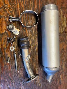 46005079000 Ktm 1998-2001 60sx 65sx Exhaust Silencer