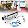 Mf-0200 Unbranded Exhaust Pipe Scooter Performance Stainless Muffler