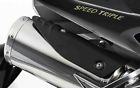 A9758022 Motorcycle Heat Triple Black Shield Triumph Anodised Speed